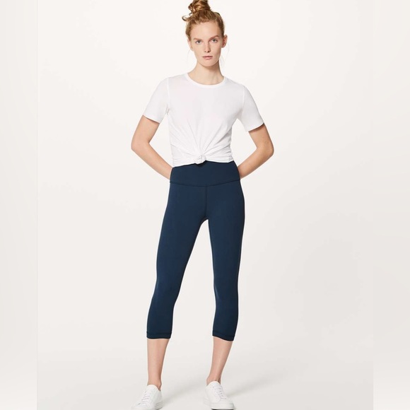 lululemon athletica Pants - Lululemon Align Crop (19") Leggings Jaded High Rise Yoga Pants 6